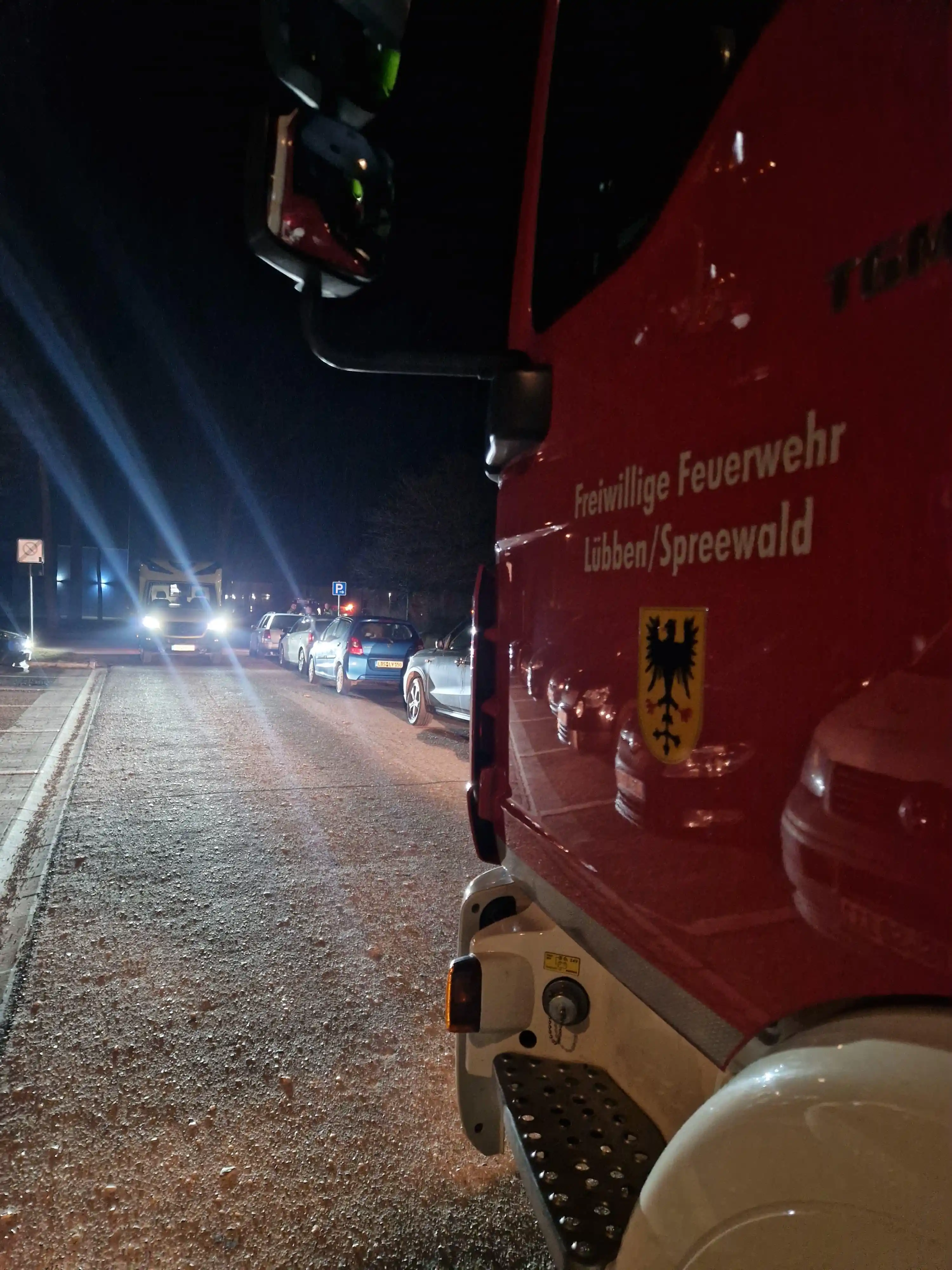 Image from Feuerwehren in Lübben (Spreewald) : 🚒Einsatz 32/2025 🚨 21.02.2025 → 22:30 Uhr 🌐 Lübben, Theodor-Fontane...