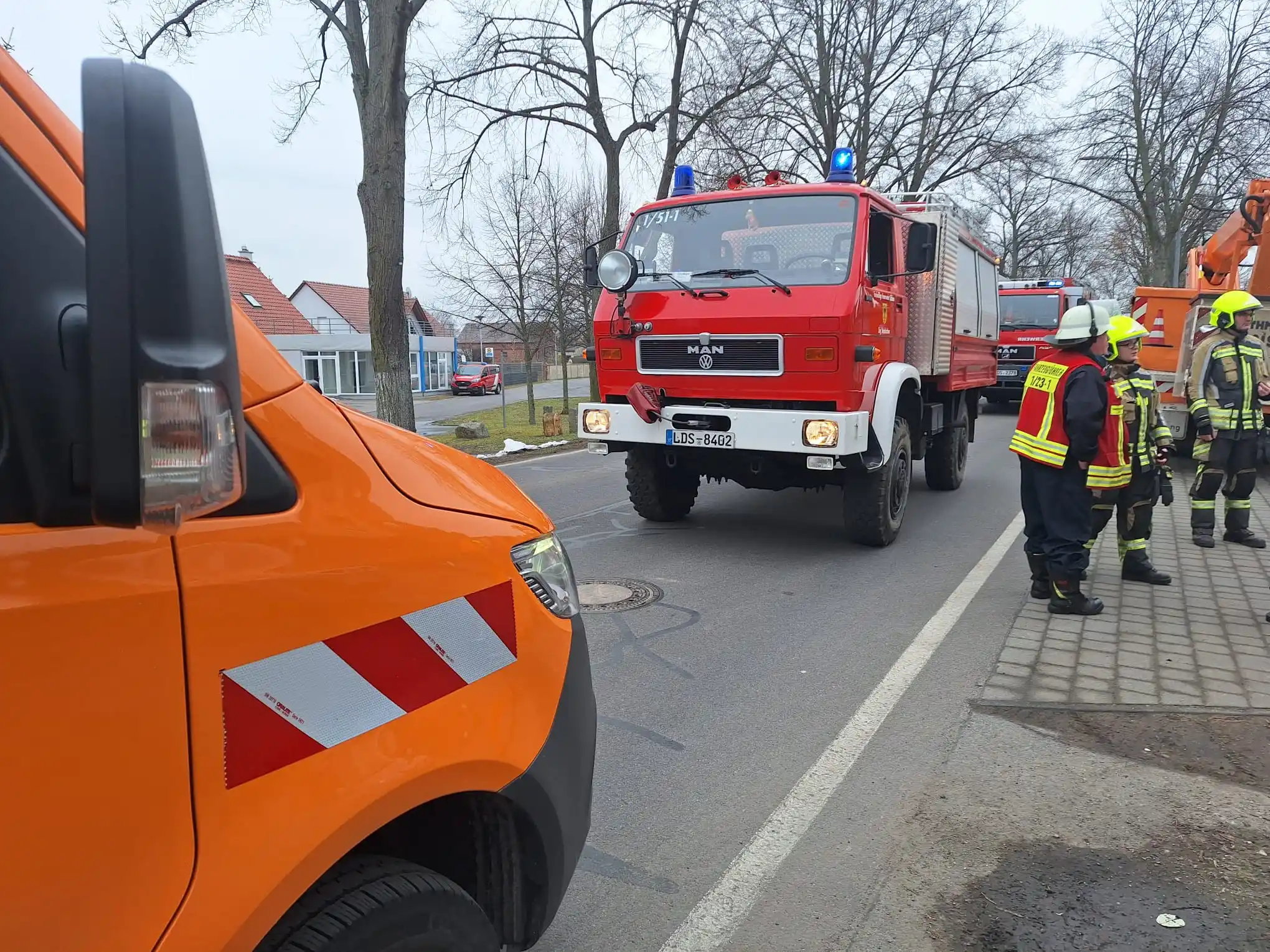 Image from Feuerwehren in Lübben (Spreewald) : 🚒 Einsatz 31/2025 🚨 21.02.2024 → 14:23 Uhr 🌐 Steinkirchen, Cottbus...
