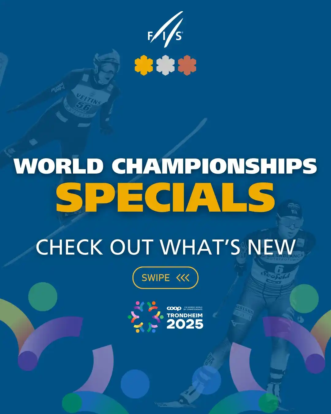 Image from FIS Nordic Combined🎿: *We have some specials for you to experience the WSC in Trondheim like...