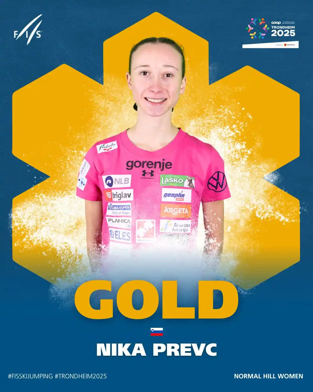 Image from FIS Ski Jumping 🚀: Our medalists 🚀🔥 🥇 NIKA PREVC 🇸🇮 🥈 SELINA FREITAG 🇩🇪 🥉 ANNA ...