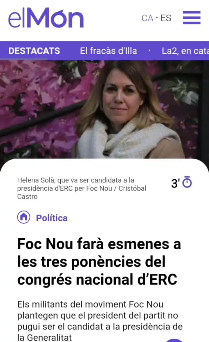 Foc Nou (canal) post