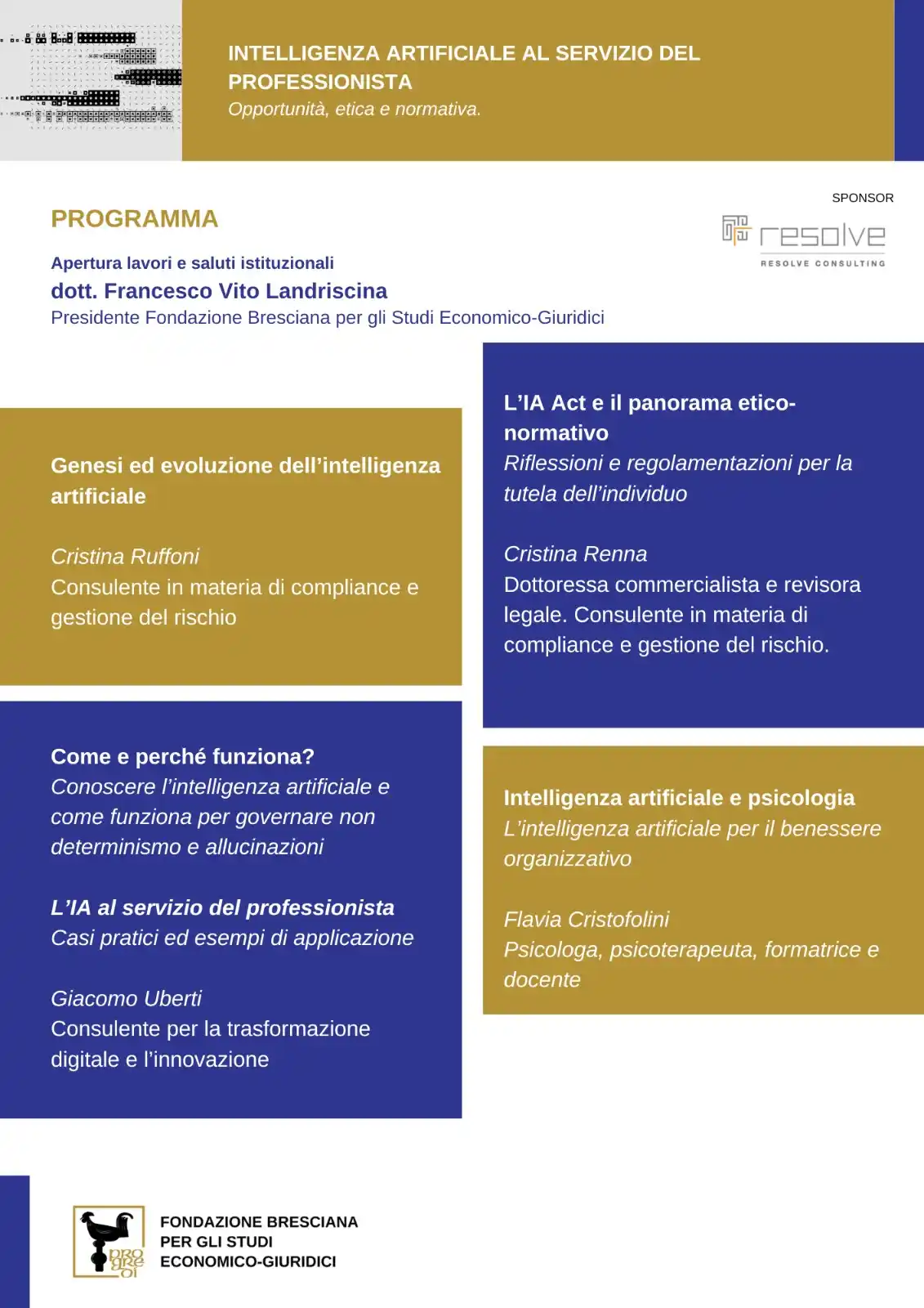 Fondazione Bresciana per gli studi Economico - Giuridici post