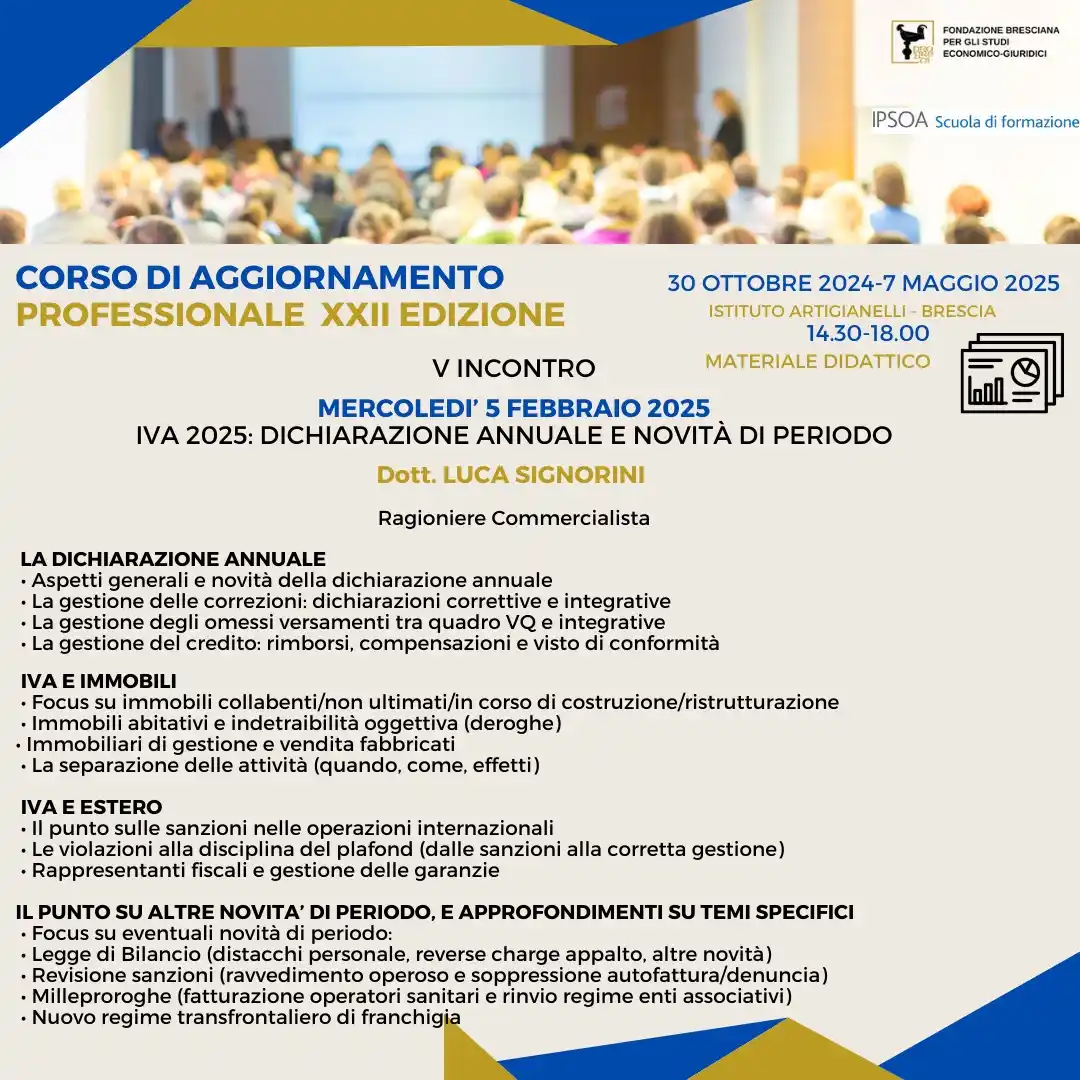 Fondazione Bresciana per gli studi Economico - Giuridici post