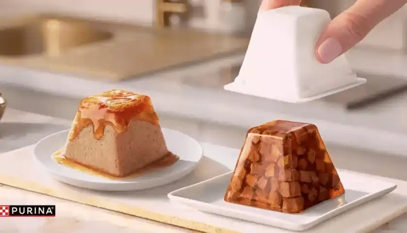 Image from Food Industry Connect by FW Africa: Nestlé Purina PetCare is expanding its pyramid-shaped wet cat food in ...