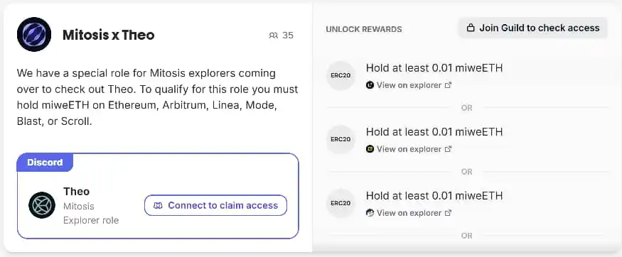 Image from FORESIGHT AIRDROPS 💎❄️: Eligibility: Hold at least 0.01 miweETH on any of the following netw...