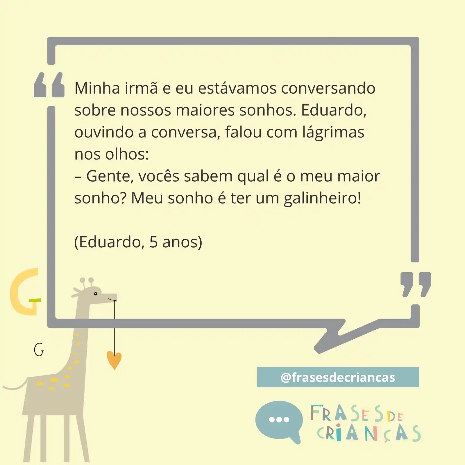 Frases de Crianças post