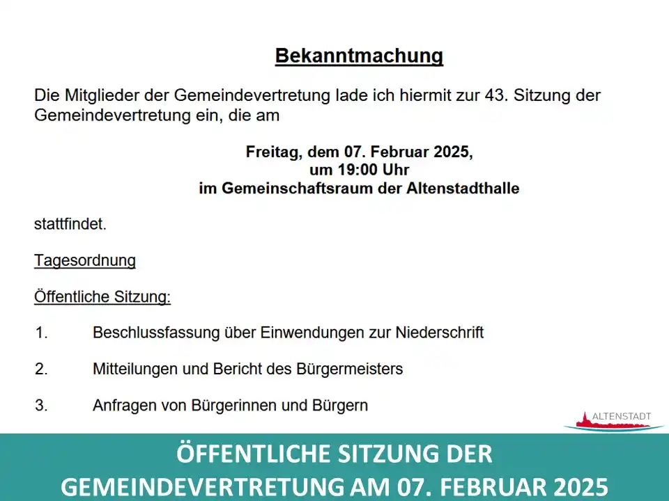 Gemeinde Altenstadt post