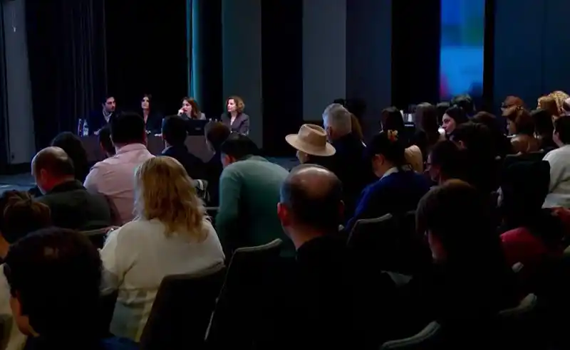 Image from Georgia Crisis Watch: *Noise at Tourism Town Hall* A town hall meeting organized by the Mini...