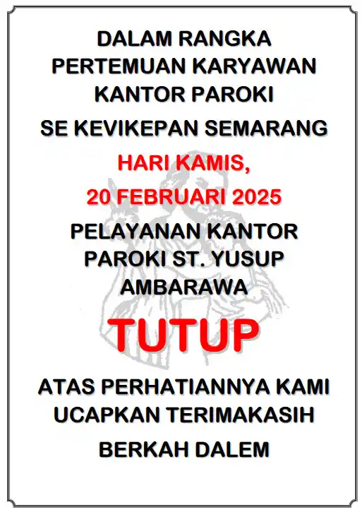 Gereja Santo Yusup Ambarawa post