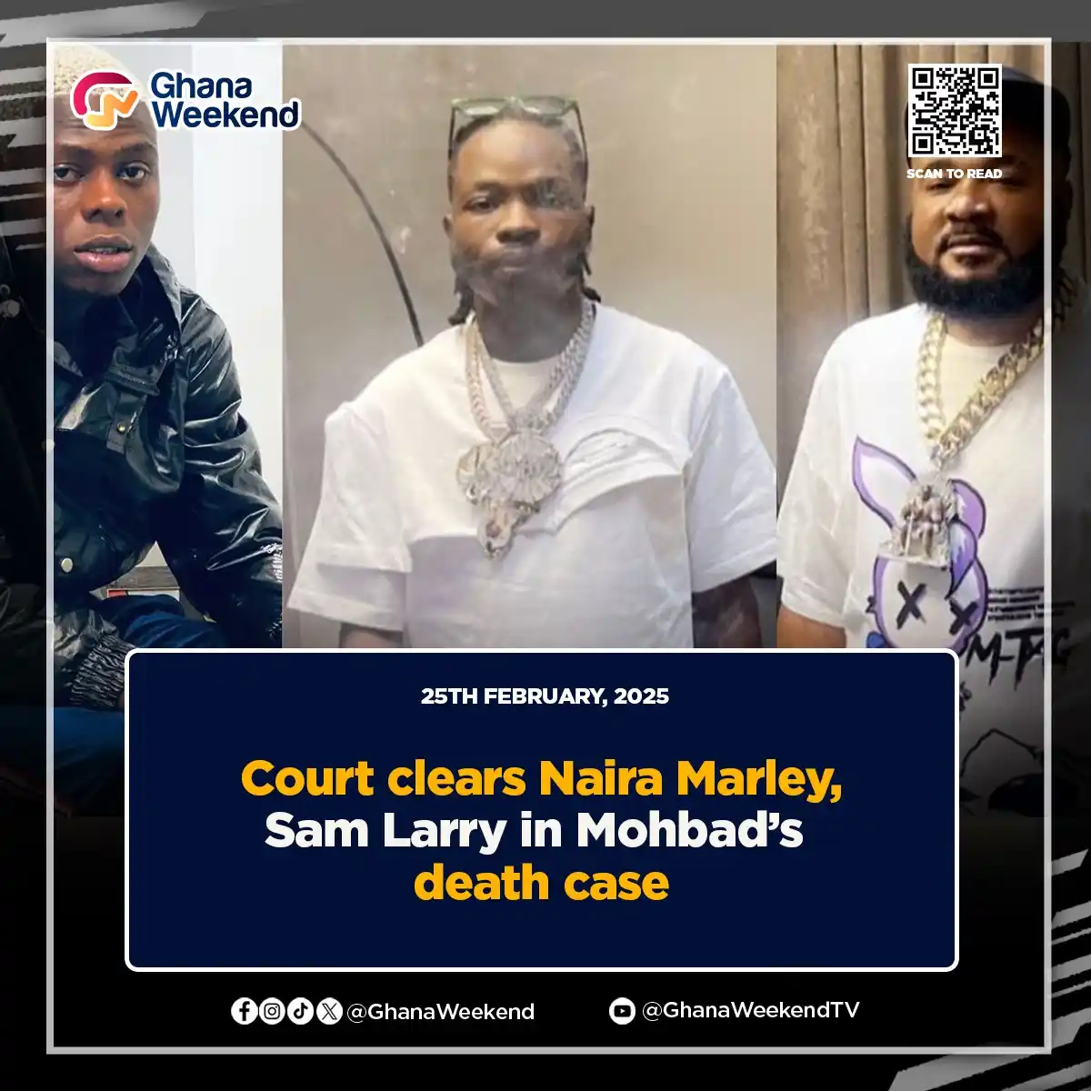 Image from GhanaWeekend: Court clears Naira Marley, Sam Larry in Mohbad’s death case [Read mor...