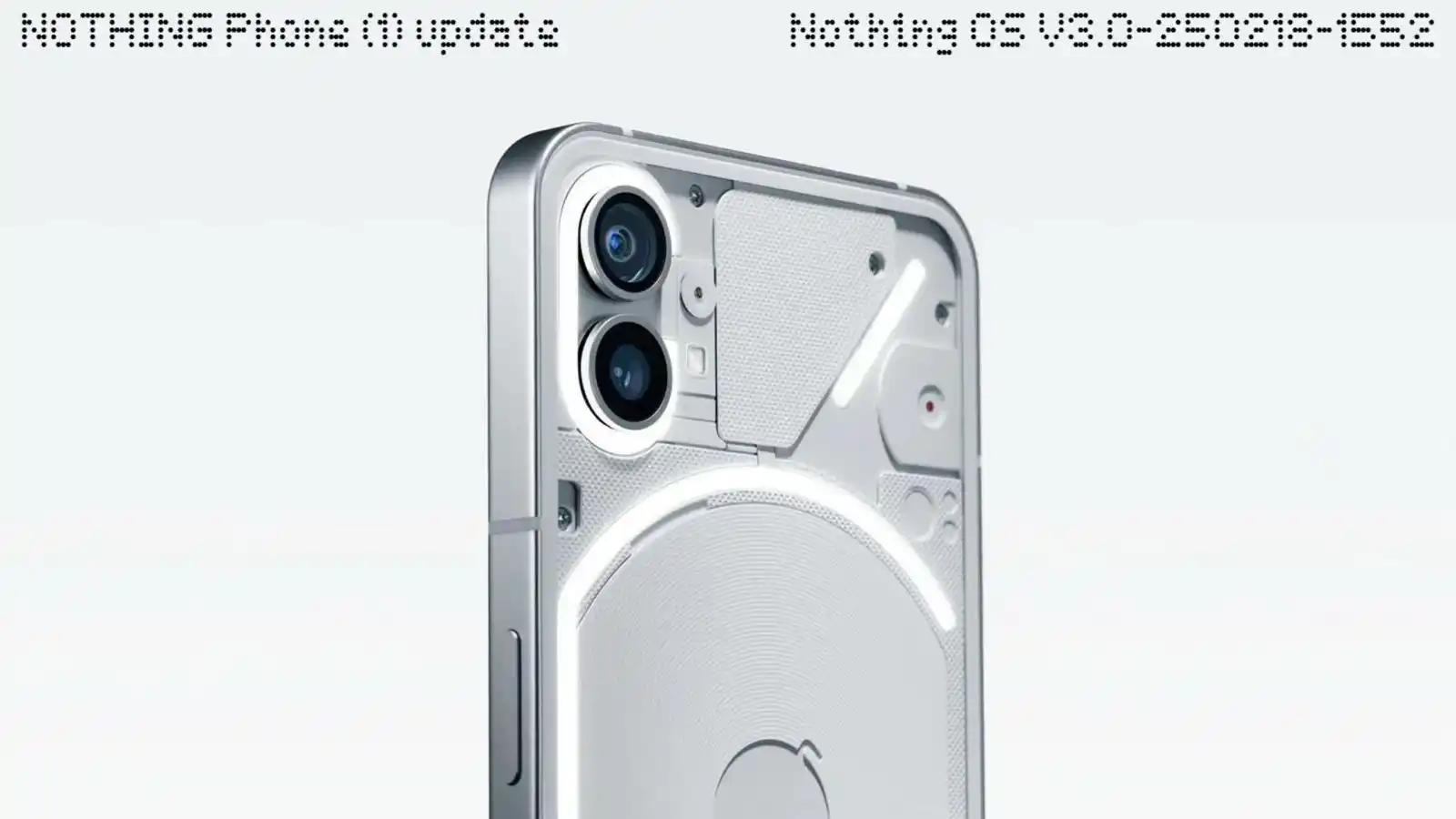 Image from GizChina: Nothing Phone (1) si aggiorna e riceve Cerchia e Cerca di Google http...