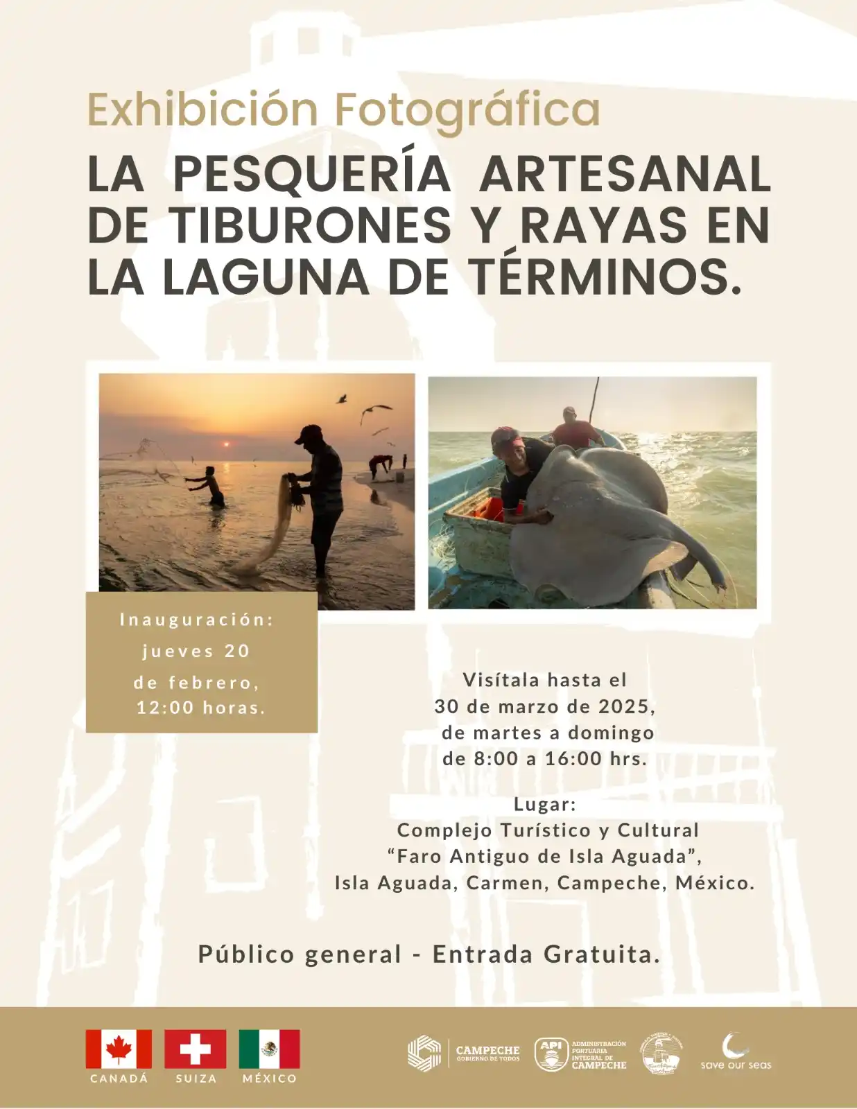 Image from Gobierno De Campeche: Exposición Fotográfica "La Pesquería Artesanal de Tiburones Rayas en l...