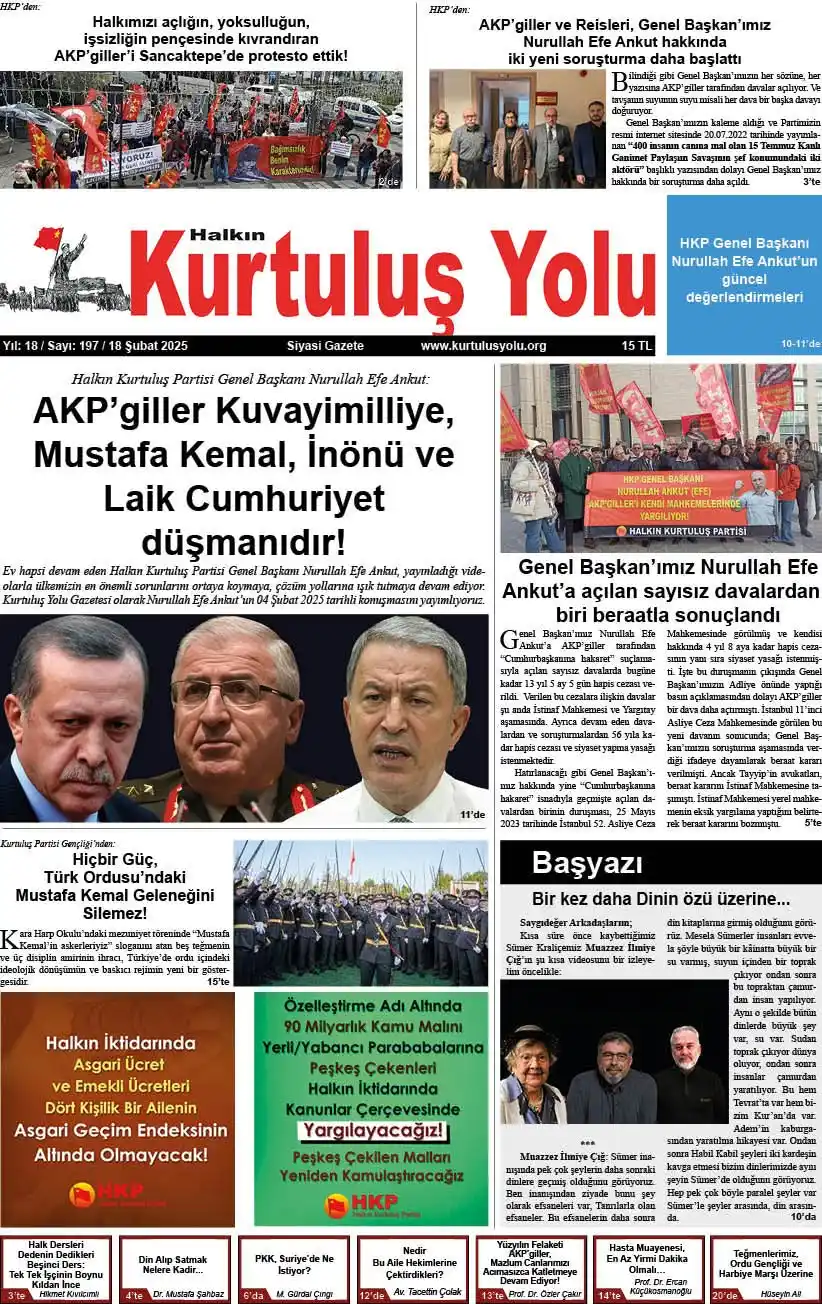 Halkın Kurtuluş Partisi - HKP post