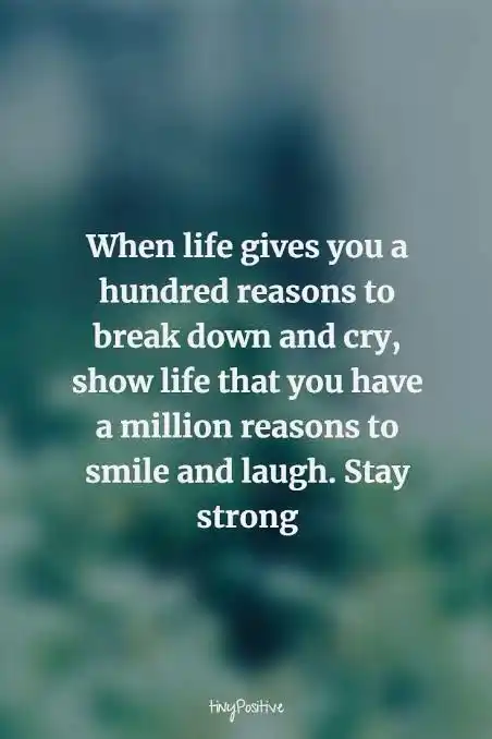 Image from Happy Life - Daily Quotes: Yes, think about it. Stay Strong always & think the other side of it....