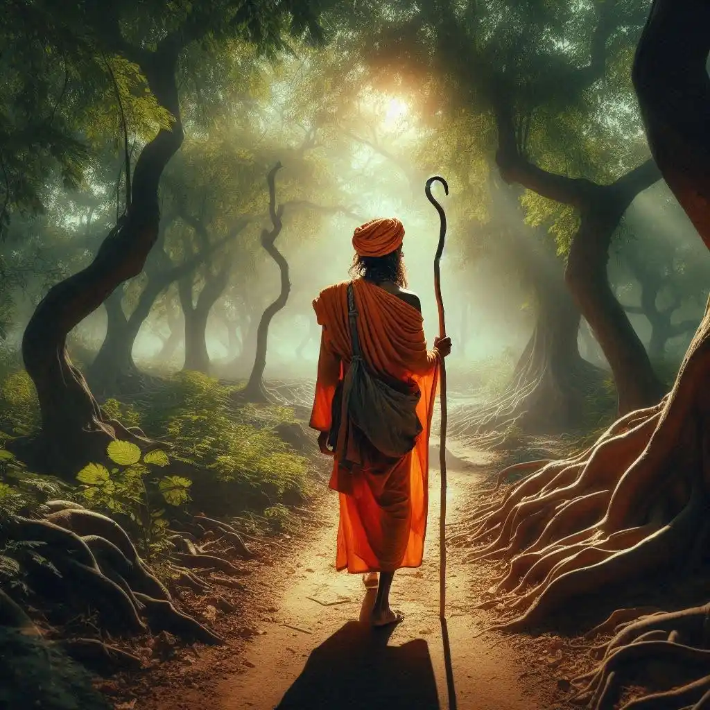 Image from Hare Krishna Global: 📖 *"El dharma naimittika (temporal) debe ser abandonado, pues es solo...