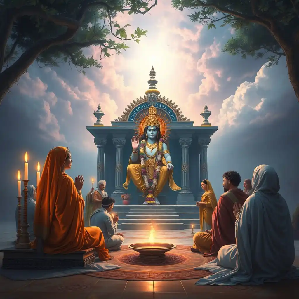 Image from Hare Krishna Global: 🕉️ *"El amor por Krishna (prema) es el dharma eterno del jiva. Este a...