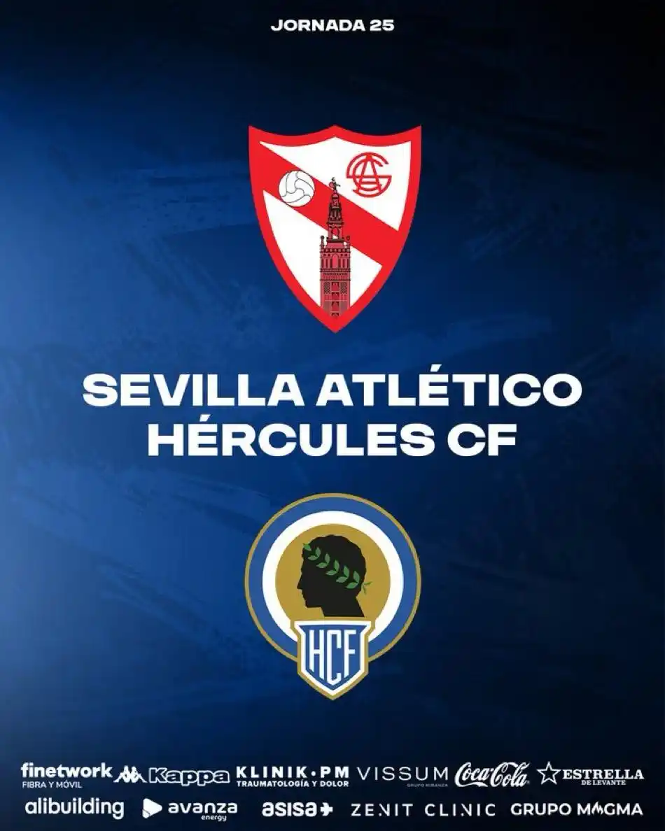 Image from Hércules de Alicante CF: ⚽⚒️ 𝗣𝗿𝗼́𝘅𝗶𝗺𝗼 𝗽𝗮𝗿𝘁𝗶𝗱𝗼 🆚 @CanteraSFC 📅 Domingo 23 febr...