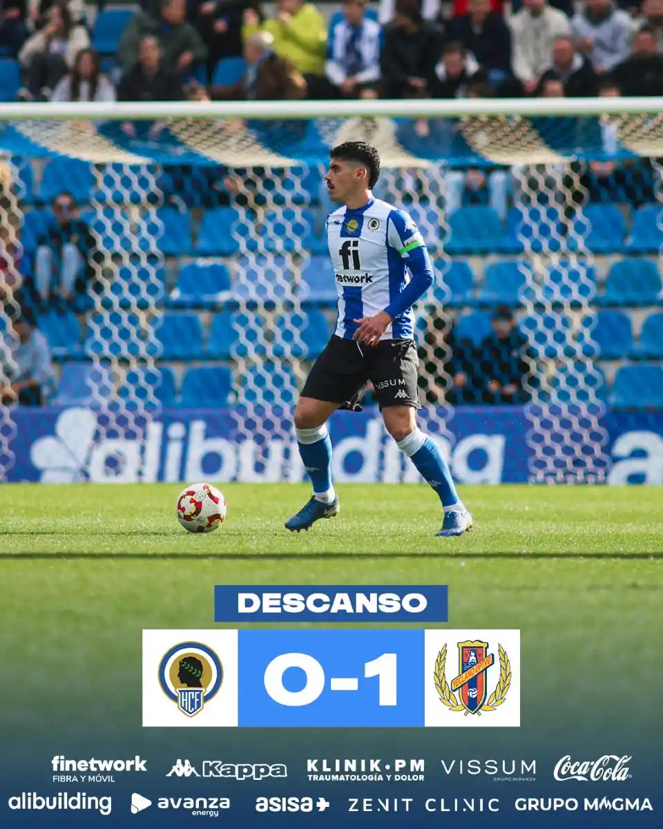 Image from Hércules de Alicante CF: ⏯️ Descanso 𝗛𝗲́𝗿𝗰𝘂𝗹𝗲𝘀 𝗖𝗙 0️⃣➖1️⃣ Yeclano Deportivo 📺 http...