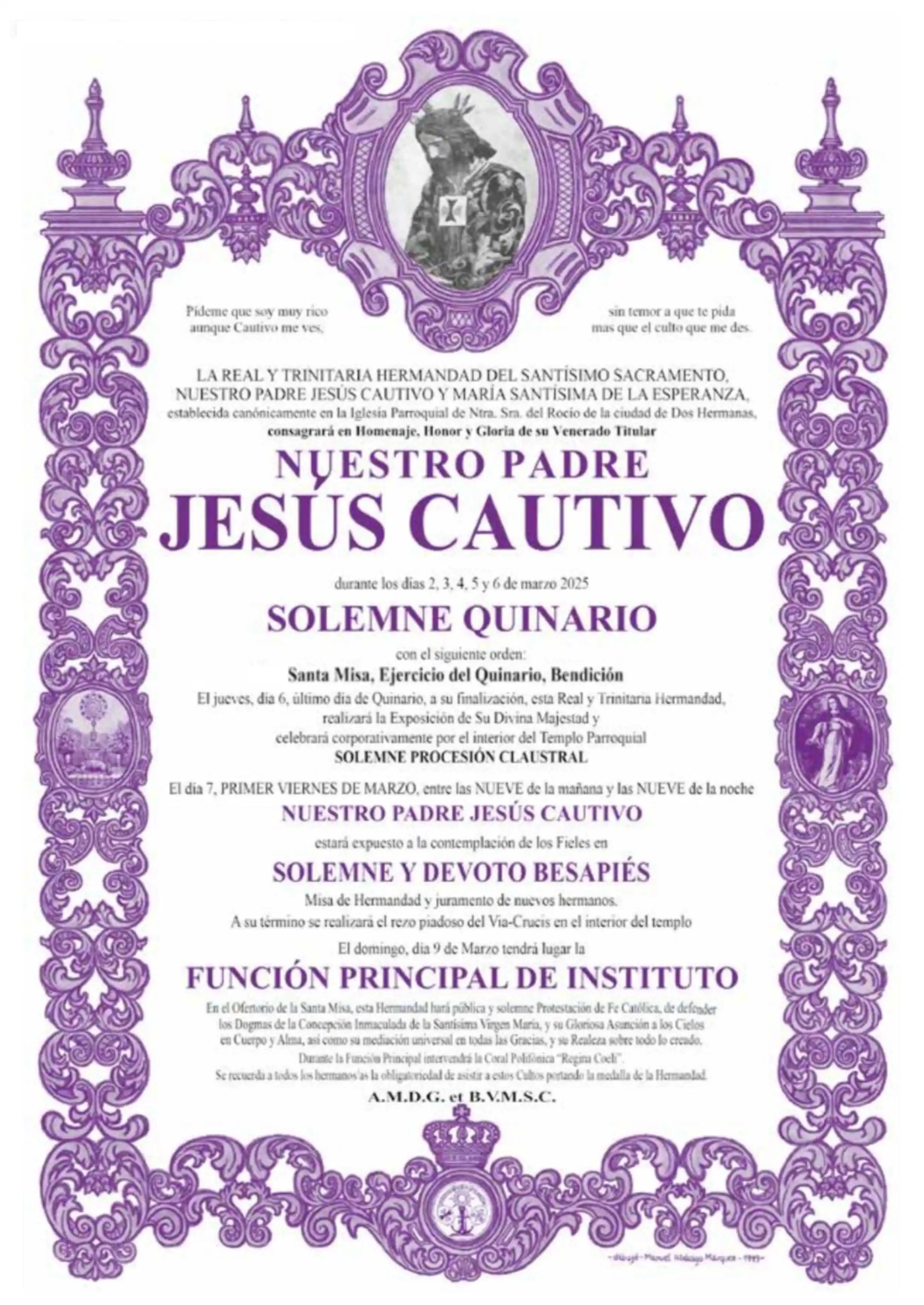 Hermandad Cautivo post