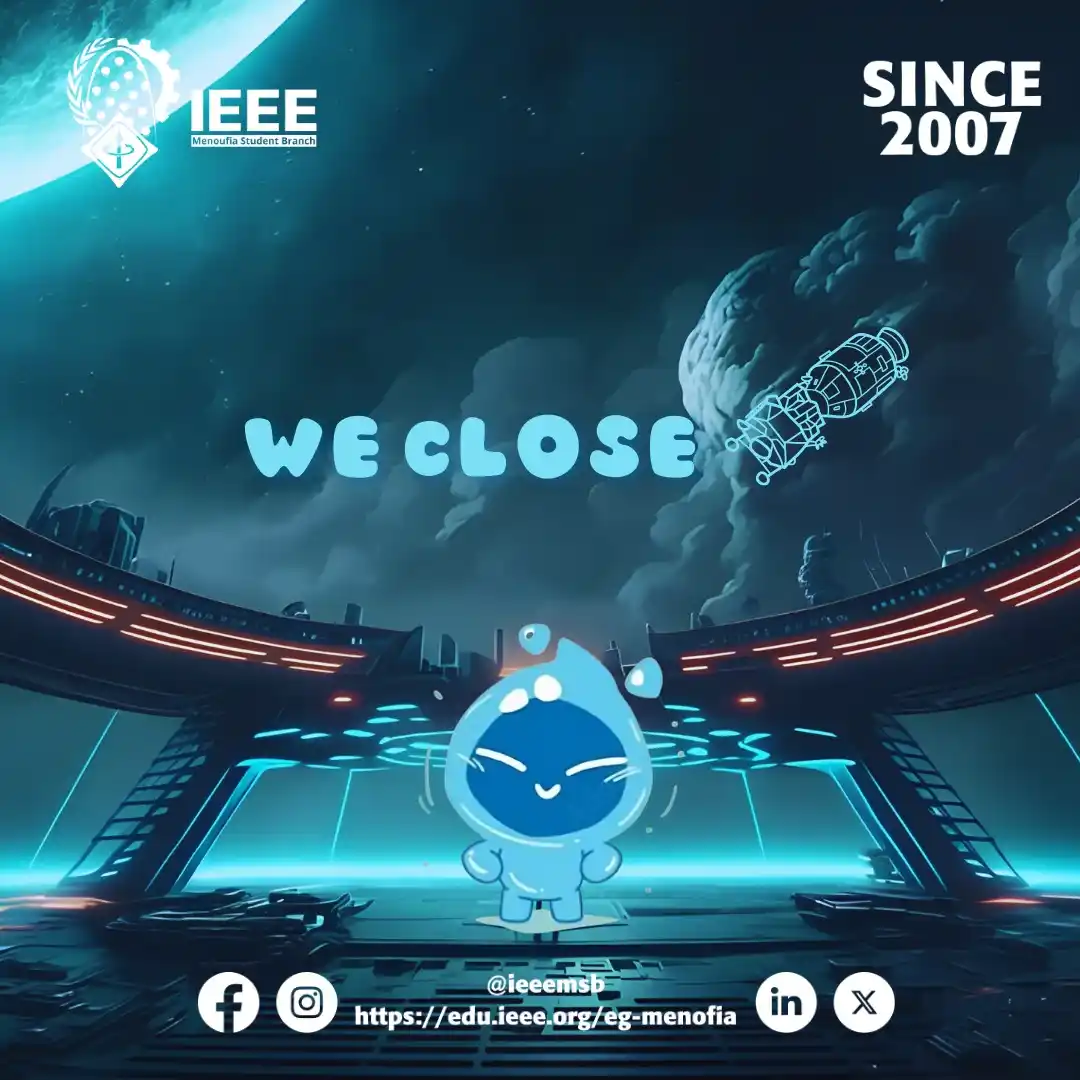 Image from IEEE Menoufia SB: و هنا تنتهي رحلة نيلو على الكوكب الأزرق و ننتظركم في رحلات اخرى ☺️ لق...