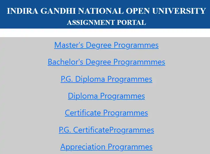IGNOU Official Updates post