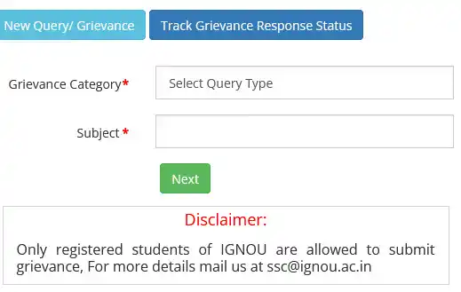 IGNOU Official Updates post