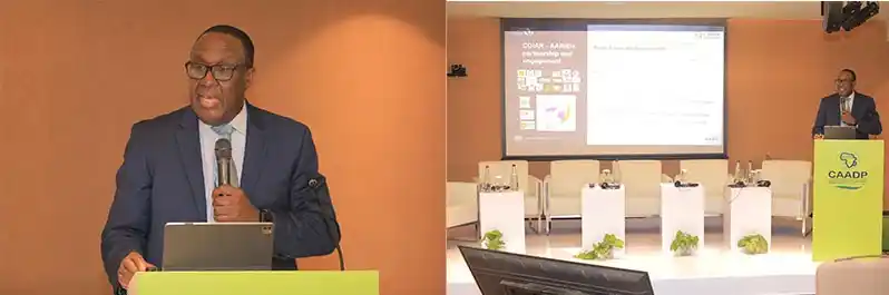 Image from IITA: Dr Simeon Ehui's exciting times at the AUC_CAADP Summit in Uganda! I h...