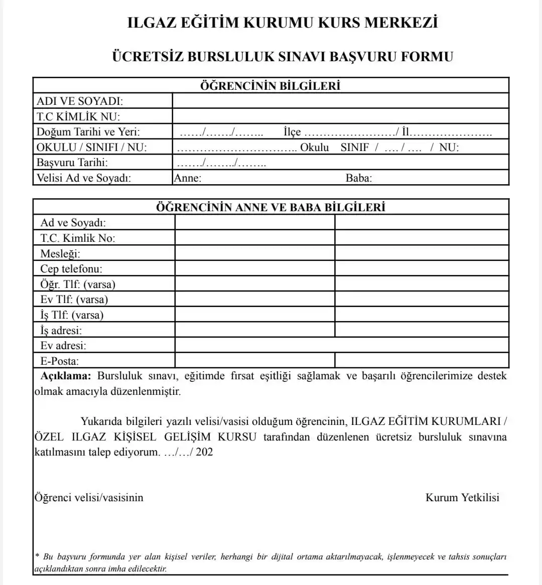 Ilgaz Eğitim Kurumu Kurs Merkezi @Mamak post