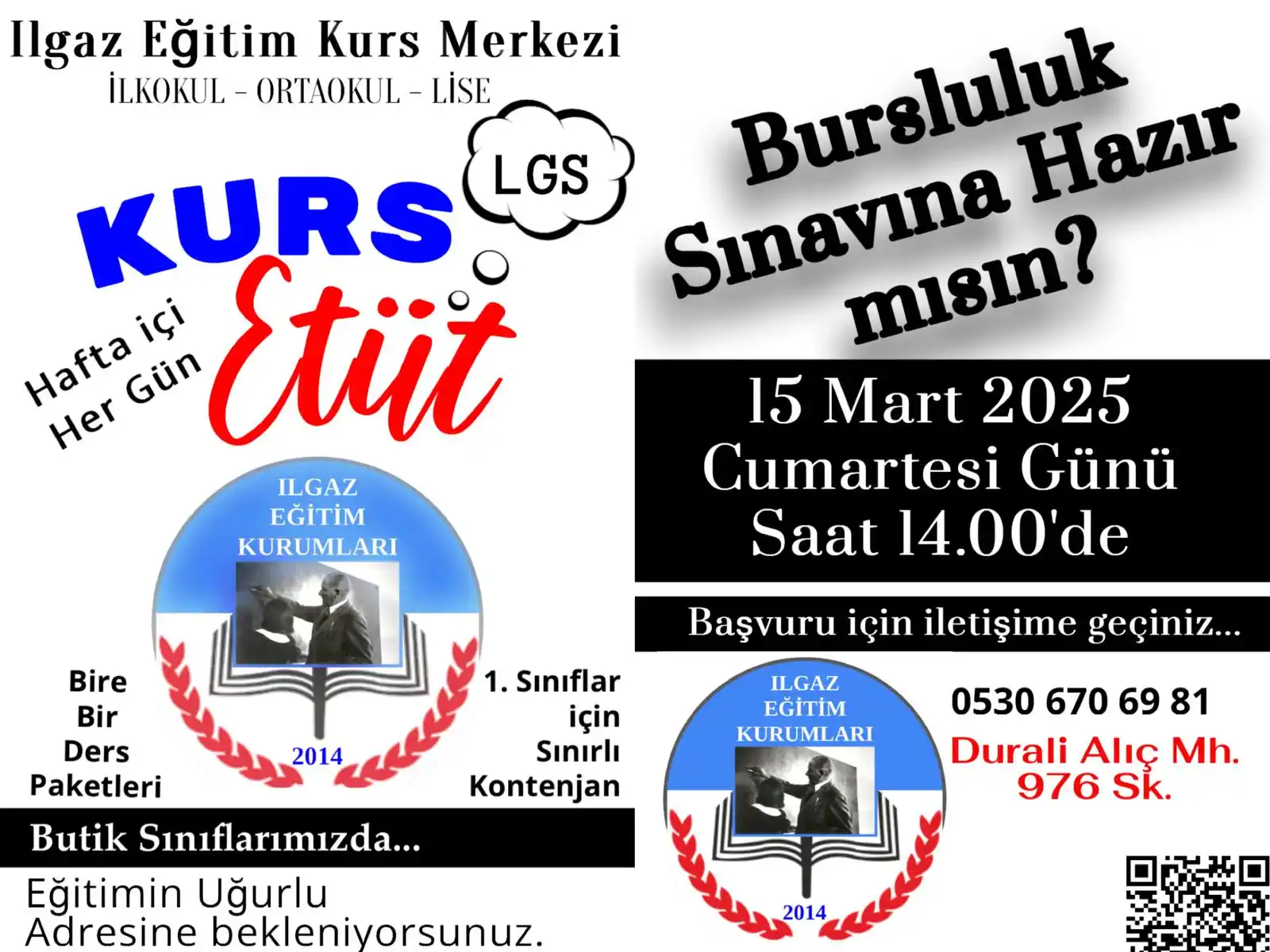 Ilgaz Eğitim Kurumu Kurs Merkezi @Mamak post