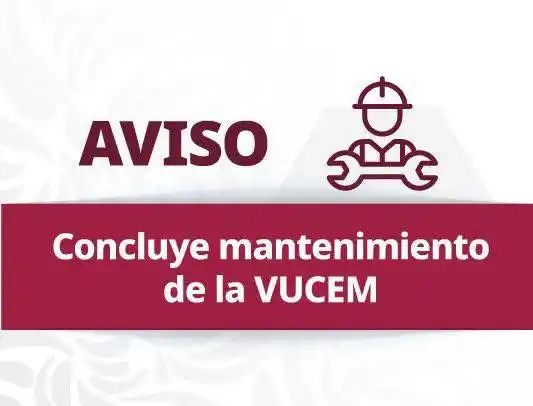 Image from IMMEX Nacional: 📢 Aviso Importante | Restablecimiento de Servicio VUCEM   El SAT info...