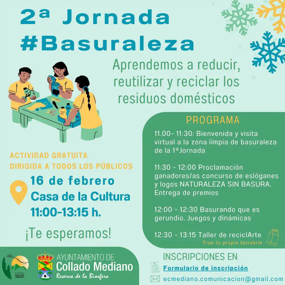 Image from Información Collado Mediano: 🌍 Recuerda que este domingo se celebra la 2ª Jornada de Basuraleza or...