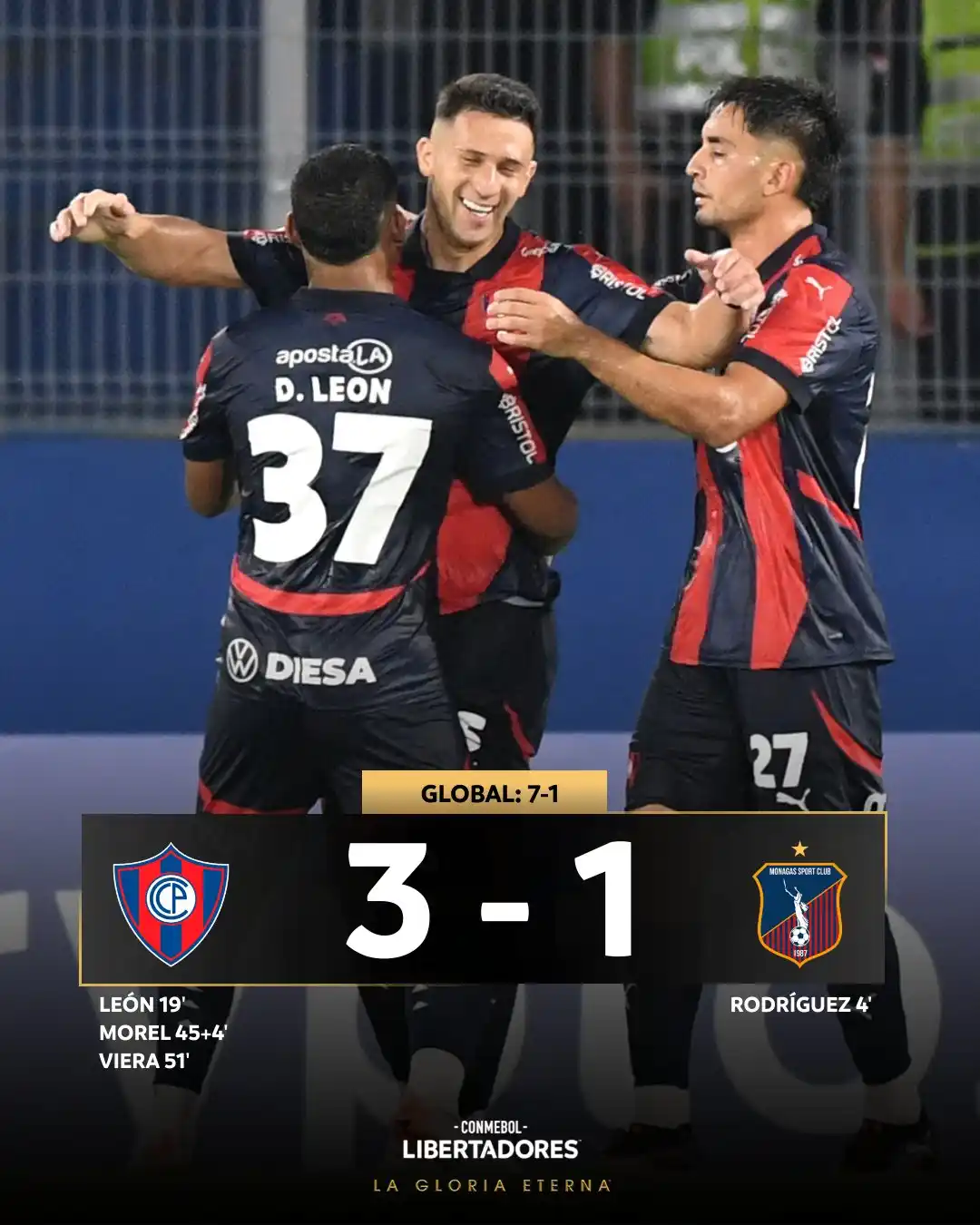 Image from Informaciones Deportivas.: ¡El Ciclón avanza! Por la vuelta de la Fase 2, @CCP1912oficial 🇵🇾 v...