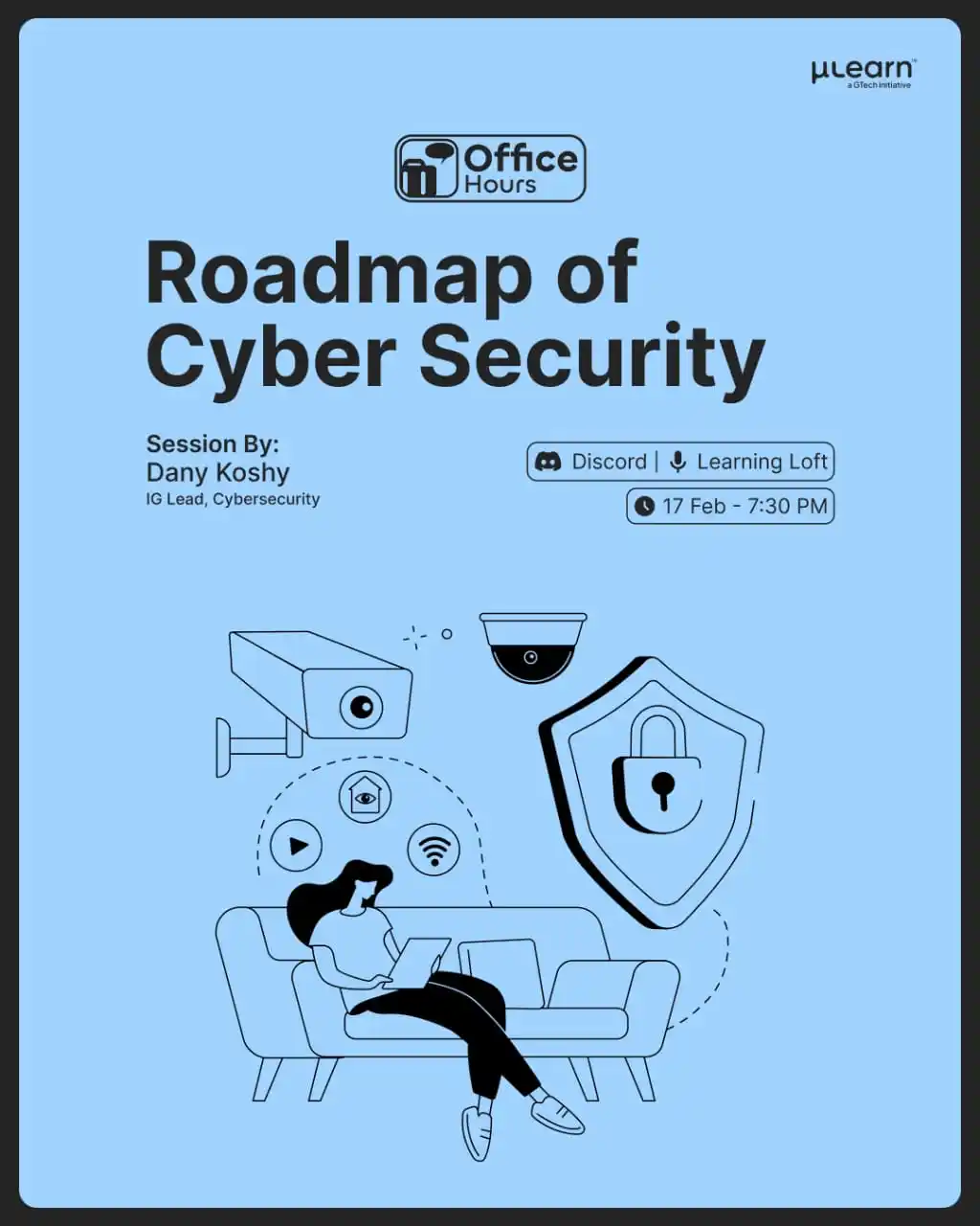 Image from INOVUS LABS IEDC: Unlock the Path to Cybersecurity with μLearn Office Hours! 🔒🚀 Join ...