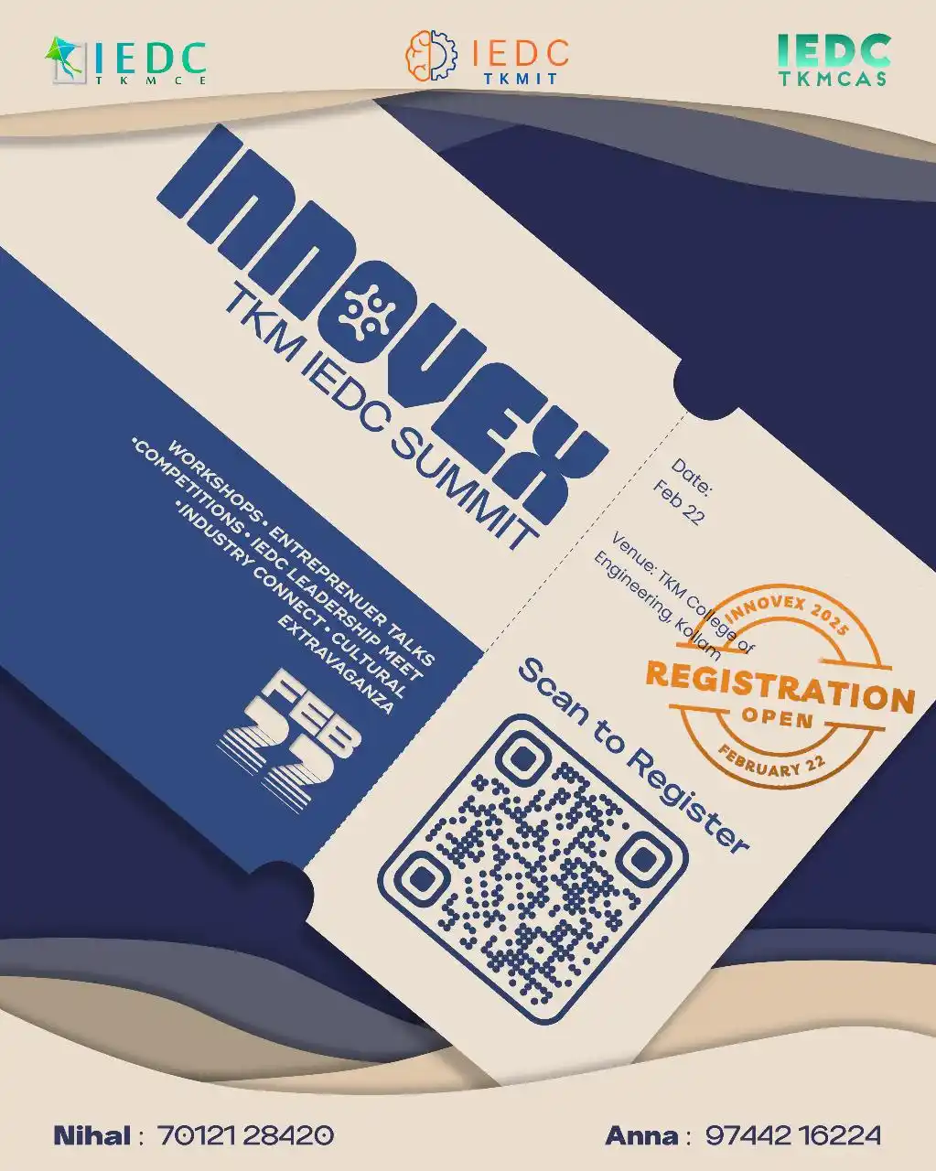 Image from INOVUS LABS IEDC: Registrations *Now Open – INNOVEX 2025!* 🚀  The wait is over! *INNOVE...