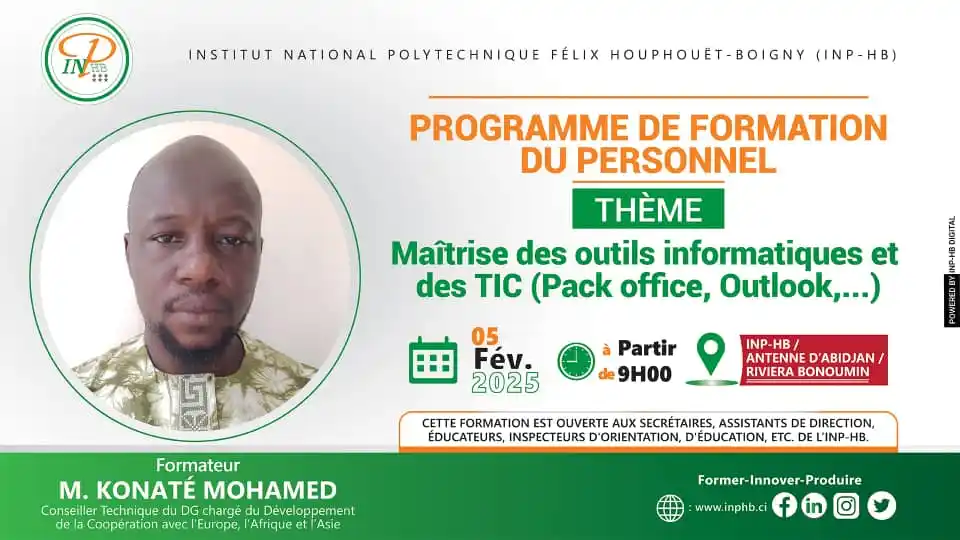 INP-HB Officiel post
