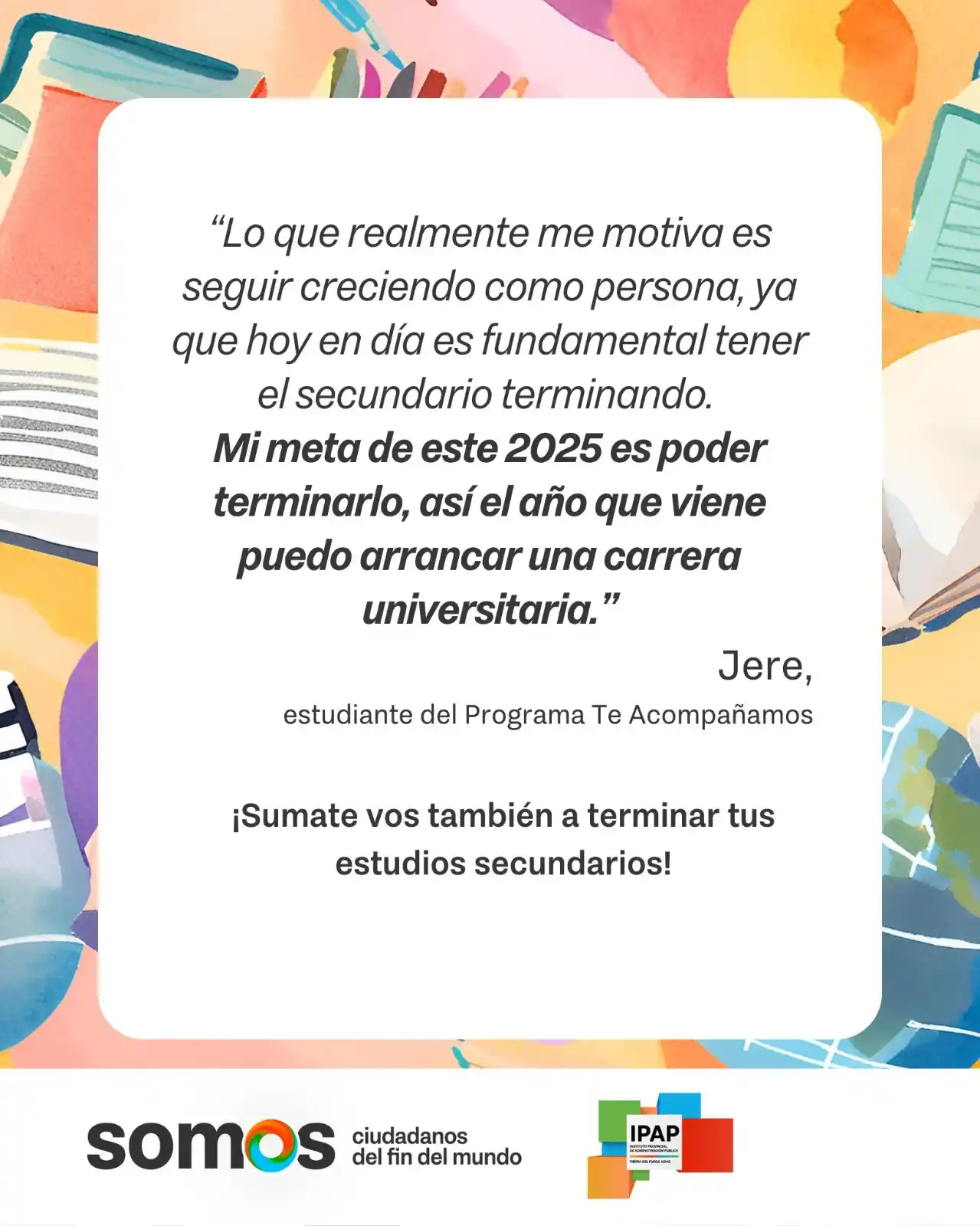 IPAP Tierra del Fuego AeIAS post