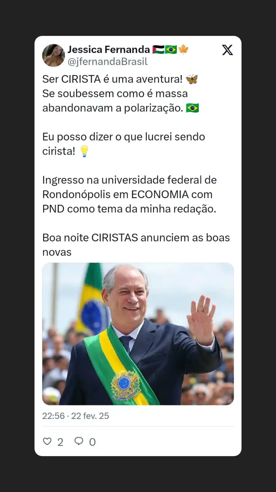 Jfernandabrasil post
