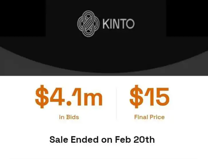 Image from JND TECH: *Kinto Update*   $K Pre-Sale Final Price is $15 Listing Expected in Ma...
