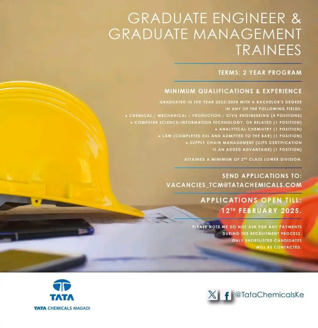 Image from Job Adda247: TATA CHEMICALS MAGADI !!! Click here to view the details of the GTE a...