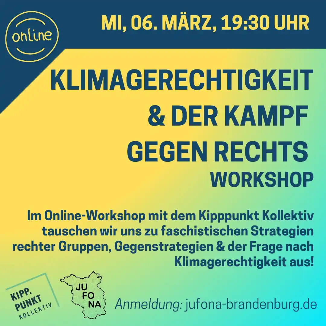 Jugendforum Nachhaltigkeit Brandenburg (JuFoNa) post