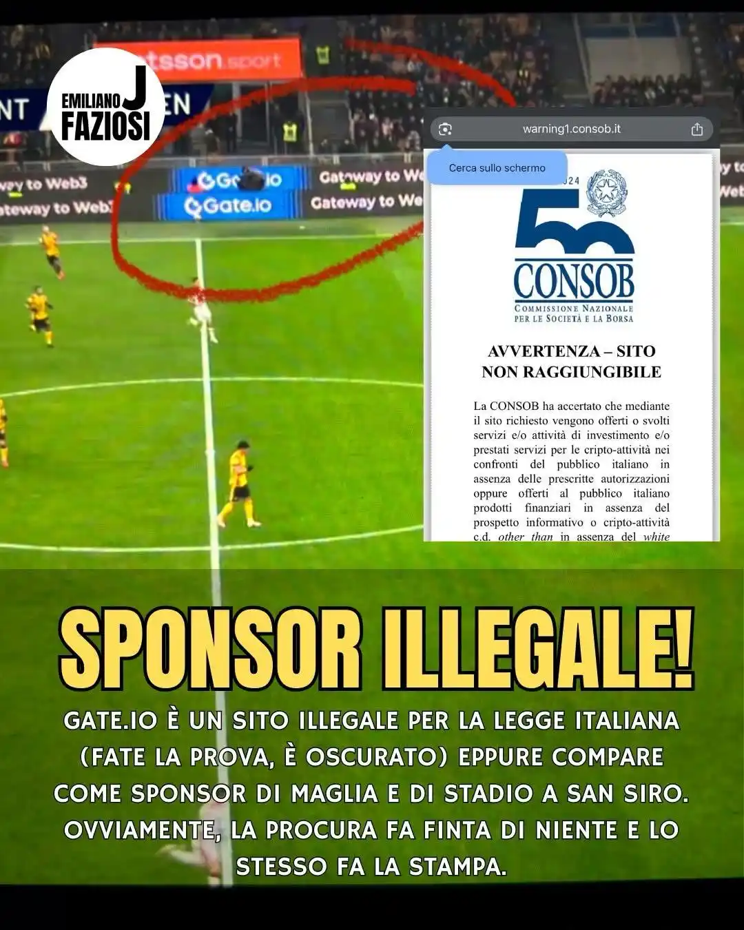 Image from Juventus Fans: *Sempre loro… 🤦🏻♂️ <a class="text-blue-500 hover:underline cursor-p...