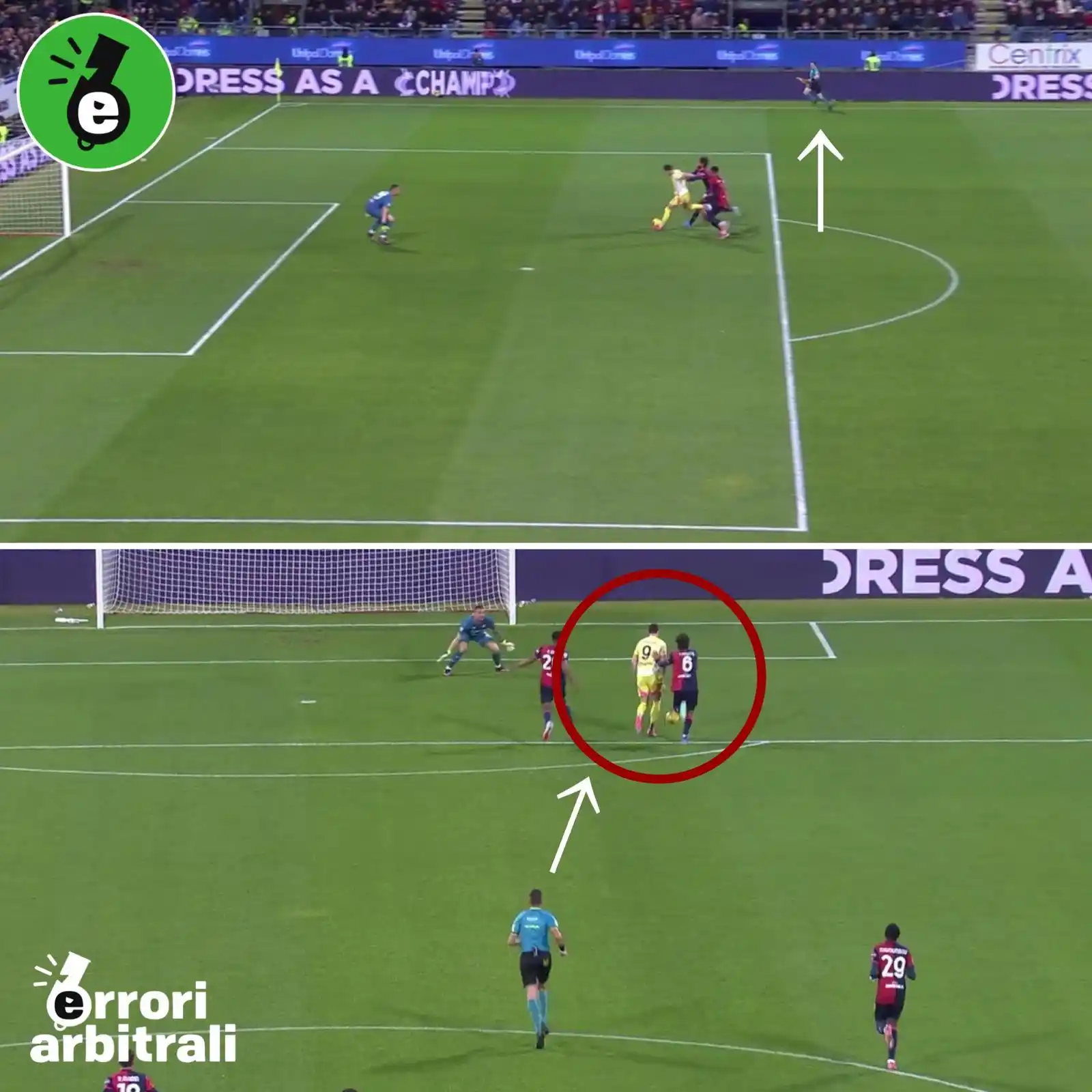 Image from Juventus Fans: *Questo errore è di una gravità inaudita, arbitro e assistente posizio...