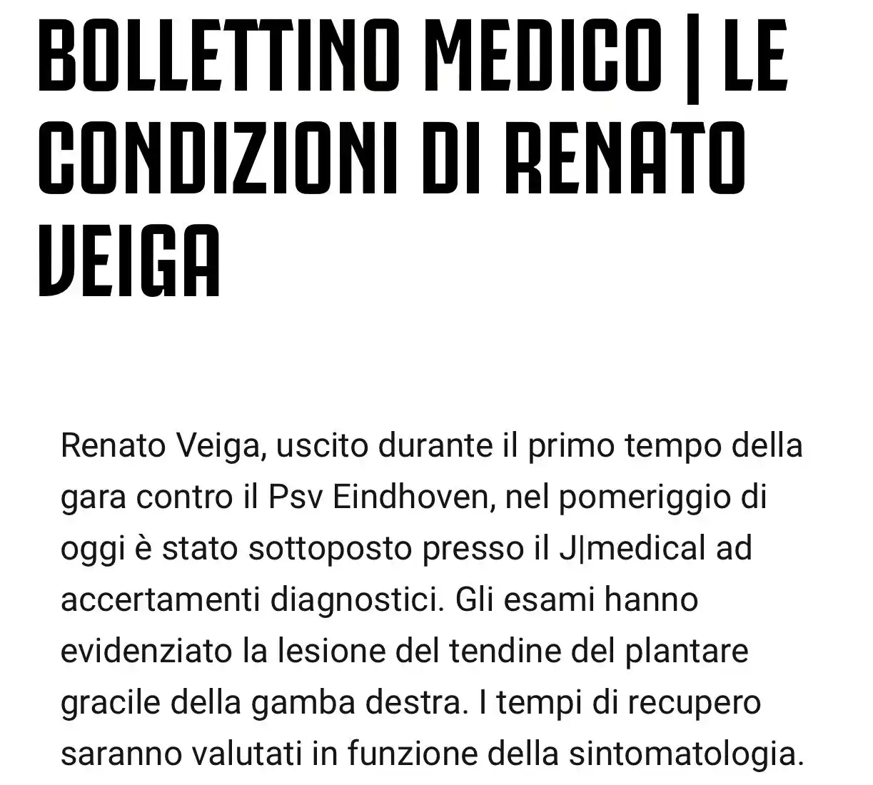 Juventus Fans post