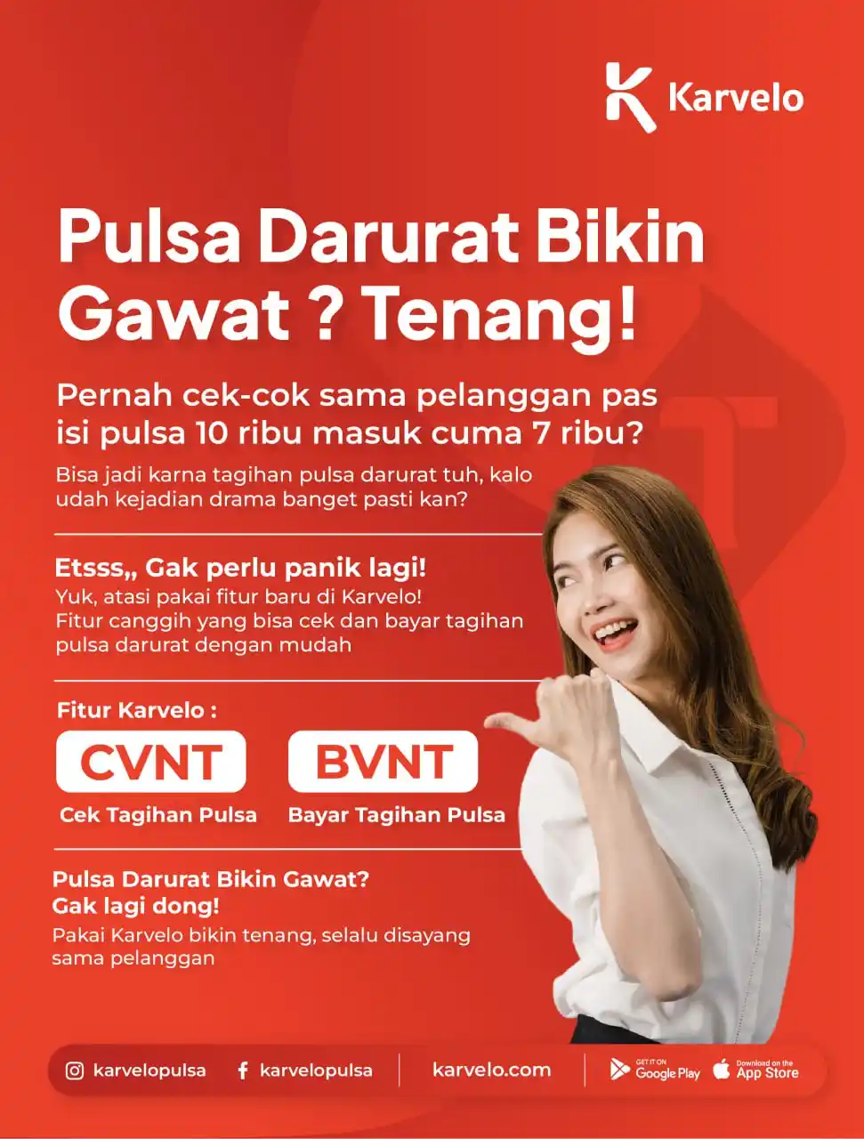 Image from Karvelo: Pulsa Darurat Bikin Gawat? Tenang! Pernah cek-cok sama pelanggan pas...