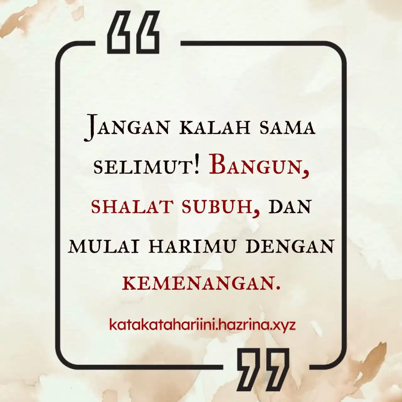 Kata Hazrina 💬 post