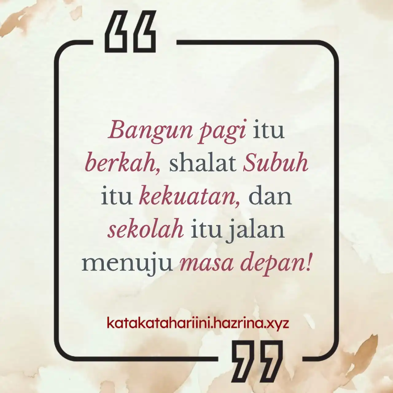 Kata Hazrina 💬 post