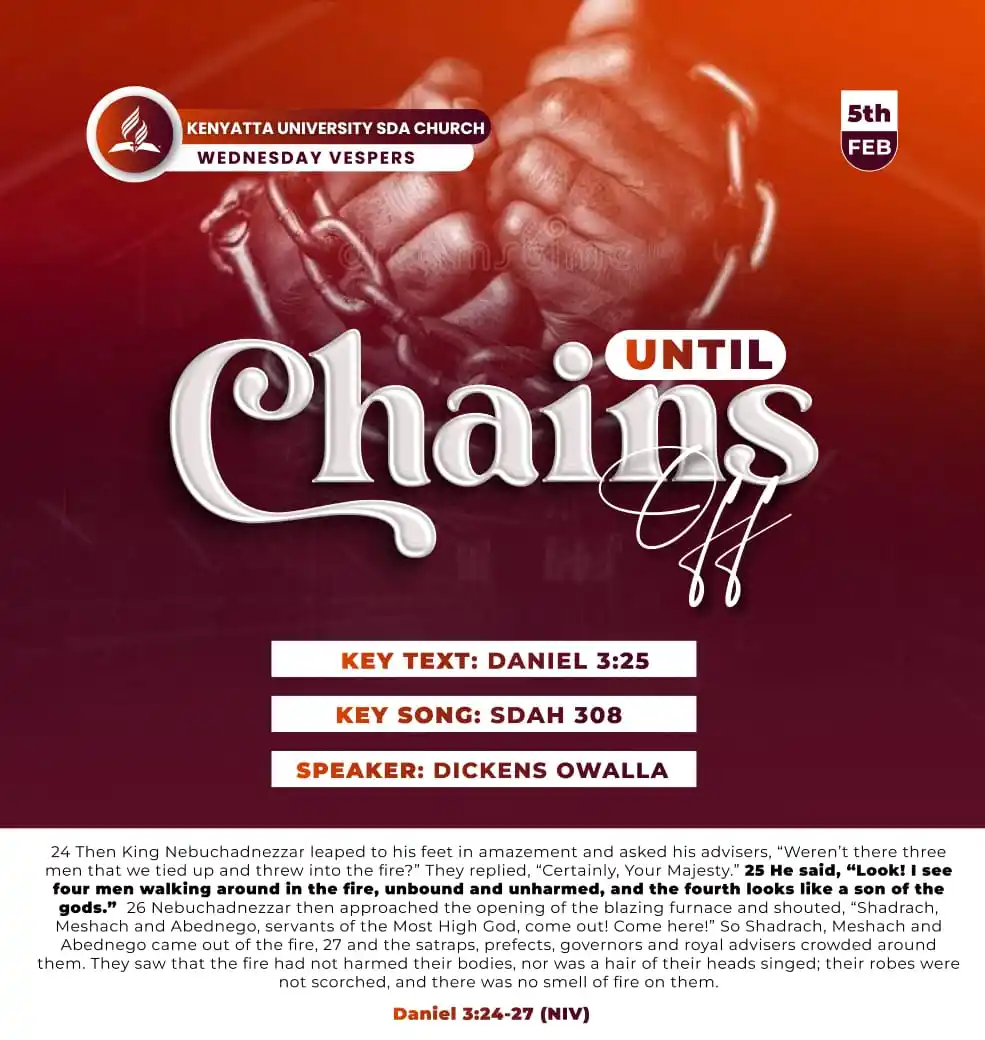 Kenyatta University Seventh Day Adventist Chuch{KUSDA} post
