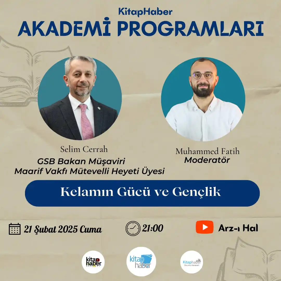Image from Kitaphaber: KitapHaber Akademi Programlarımız devam ediyor. Bu hafta Gençlik ve Sp...