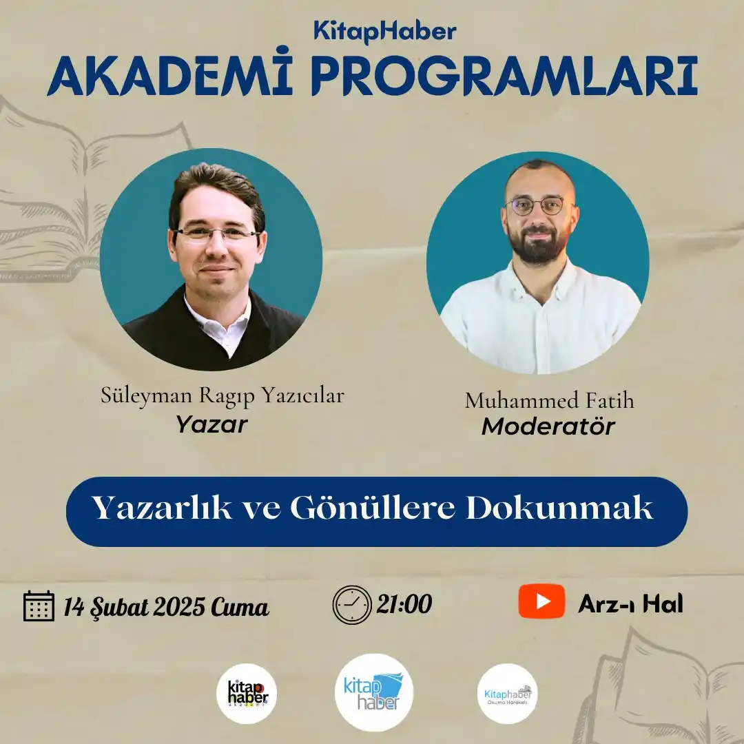 Image from Kitaphaber: Saat 21.00'da Kitaphaber Akademi Programları dahilinde Süleyman Ragıp ...