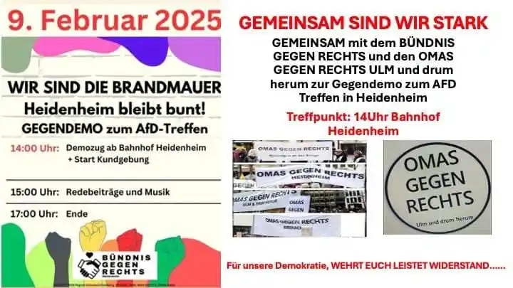 Klare Kante Gegen Rechts Ulm post